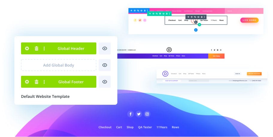Create Custom Headers and Footers