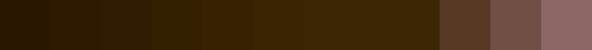 Brown Website Color Range