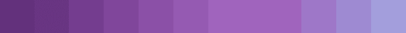 Purple Website Color Range