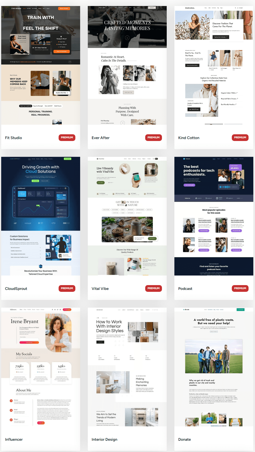 Kadence WordPress Theme Starter Templates