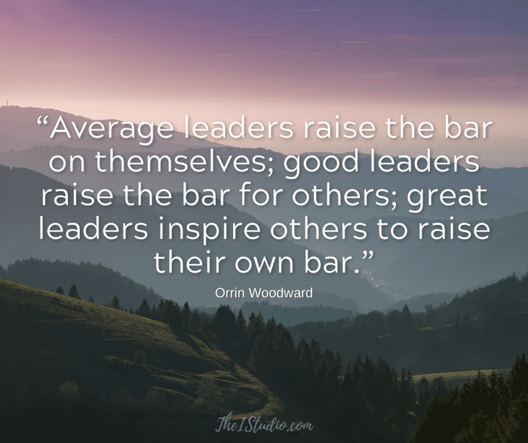 Be a leader and you'll find business success.
