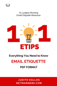 101 Email Etiquette Tips eBook