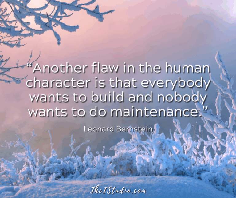 Basic end of the year website maintenance tasks.